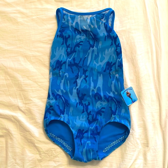 NWT Blue Water dance leotard CM - Picture 1 of 6